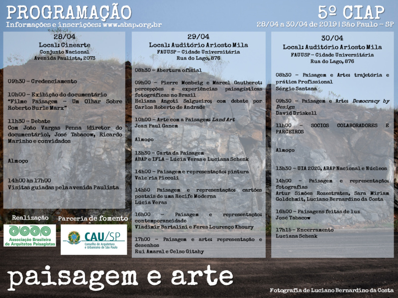 cartaz programacao