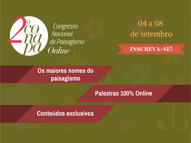 CONAPA Congresso Nacional de Paisagismo Online 1