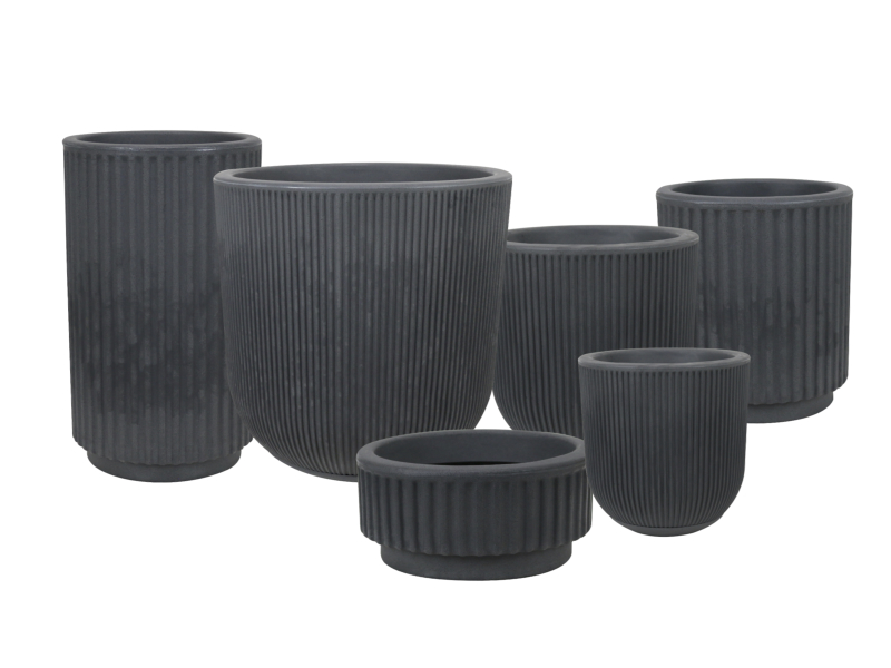 Vaso SP 27 antique preto